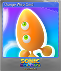 Orange Wisp Card