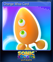 Orange Wisp Card