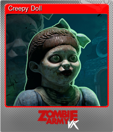 Series 1 - Card 1 of 7 - Creepy Doll