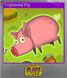 Series 1 - Card 5 of 8 - Frightened Pig