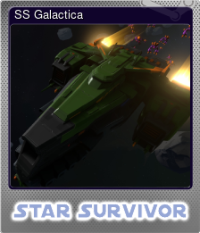 Series 1 - Card 4 of 6 - SS Galactica