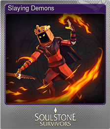 Series 1 - Card 3 of 8 - Slaying Demons