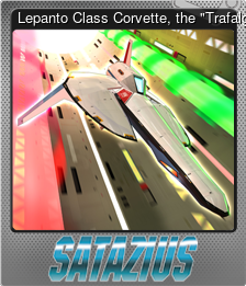 Series 1 - Card 1 of 7 - Lepanto Class Corvette, the "Trafalgar"