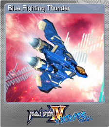 Series 1 - Card 2 of 9 - Blue Fighting Thunder