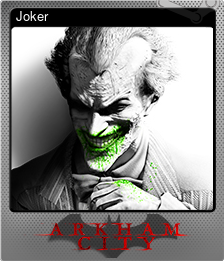 Steam Trading Cards - Batman: Arkham Asylum badges you like it guys? =D