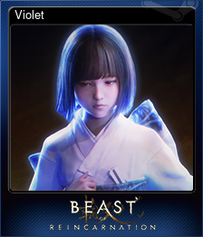 Series 1 - Card 3 of 6 - Violet