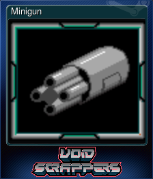 Series 1 - Card 9 of 12 - Minigun