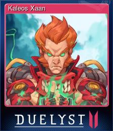 Series 1 - Card 2 of 12 - Kaleos Xaan