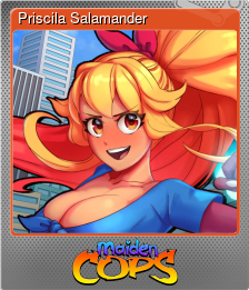 Series 1 - Card 1 of 10 - Priscila Salamander