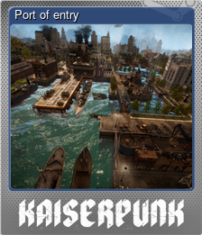 Series 1 - Card 6 of 9 - Port of entry