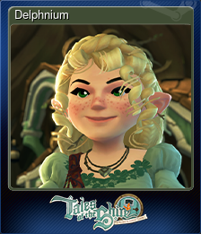 Series 1 - Card 4 of 12 - Delphnium