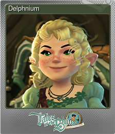 Series 1 - Card 4 of 12 - Delphnium