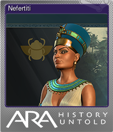 Series 1 - Card 5 of 10 - Nefertiti