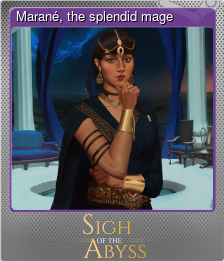Series 1 - Card 6 of 6 - Marané, the splendid mage