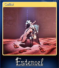 Series 1 - Card 5 of 9 - Cellist