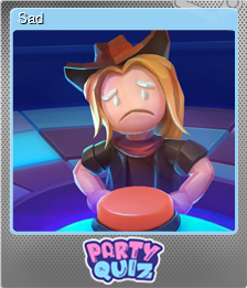Series 1 - Card 6 of 6 - Sad