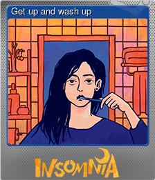 Series 1 - Card 6 of 6 - Get up and wash up