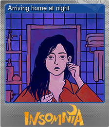 Series 1 - Card 3 of 6 - Arriving home at night