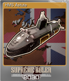 Series 1 - Card 6 of 6 - HMS Astute