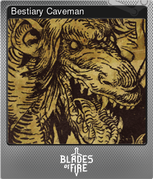 Series 1 - Card 5 of 10 - Bestiary Caveman