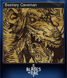 Series 1 - Card 5 of 10 - Bestiary Caveman