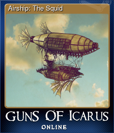 Series 1 - Card 5 of 9 - Airship: The Squid