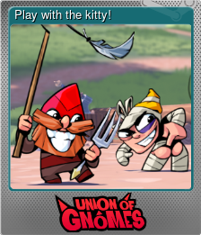 Series 1 - Card 5 of 6 - Play with the kitty!