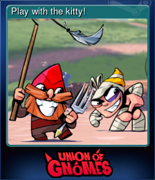 Series 1 - Card 5 of 6 - Play with the kitty!