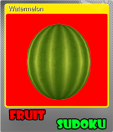 Series 1 - Card 3 of 5 - Watermelon