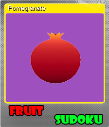 Series 1 - Card 5 of 5 - Pomegranate