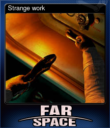 Series 1 - Card 5 of 12 - Strange work