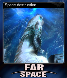 Series 1 - Card 8 of 12 - Space destruction