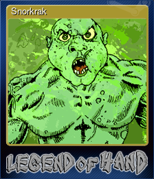Series 1 - Card 8 of 8 - Snorkrak
