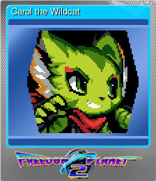 Series 1 - Card 2 of 15 - Carol the Wildcat