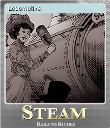 Series 1 - Card 4 of 5 - Locomotive
