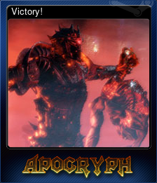 Series 1 - Card 3 of 6 - Victory!