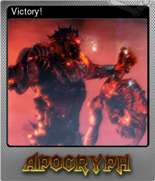 Series 1 - Card 3 of 6 - Victory!