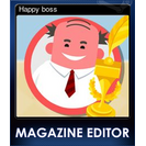 Happy boss