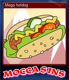Series 1 - Card 2 of 5 - Mega hotdog