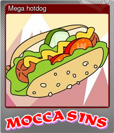 Series 1 - Card 2 of 5 - Mega hotdog