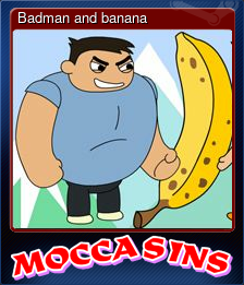 Series 1 - Card 3 of 5 - Badman and banana