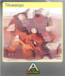 Series 1 - Card 6 of 6 - Triceratops