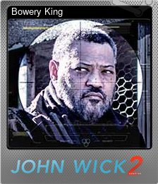 Series 1 - Card 5 of 6 - Bowery King