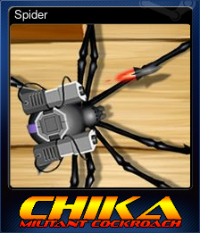 Series 1 - Card 1 of 5 - Spider