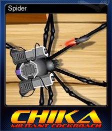 Series 1 - Card 1 of 5 - Spider