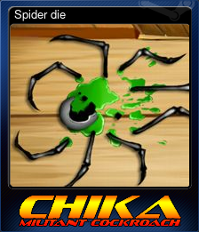 Series 1 - Card 3 of 5 - Spider die
