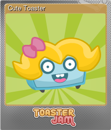 Series 1 - Card 3 of 6 - Cute Toaster