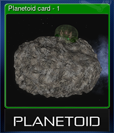 Planetoid card - 1