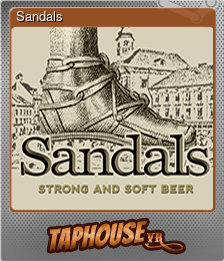 Series 1 - Card 5 of 5 - Sandals