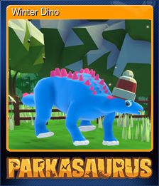 Series 1 - Card 5 of 7 - Winter Dino